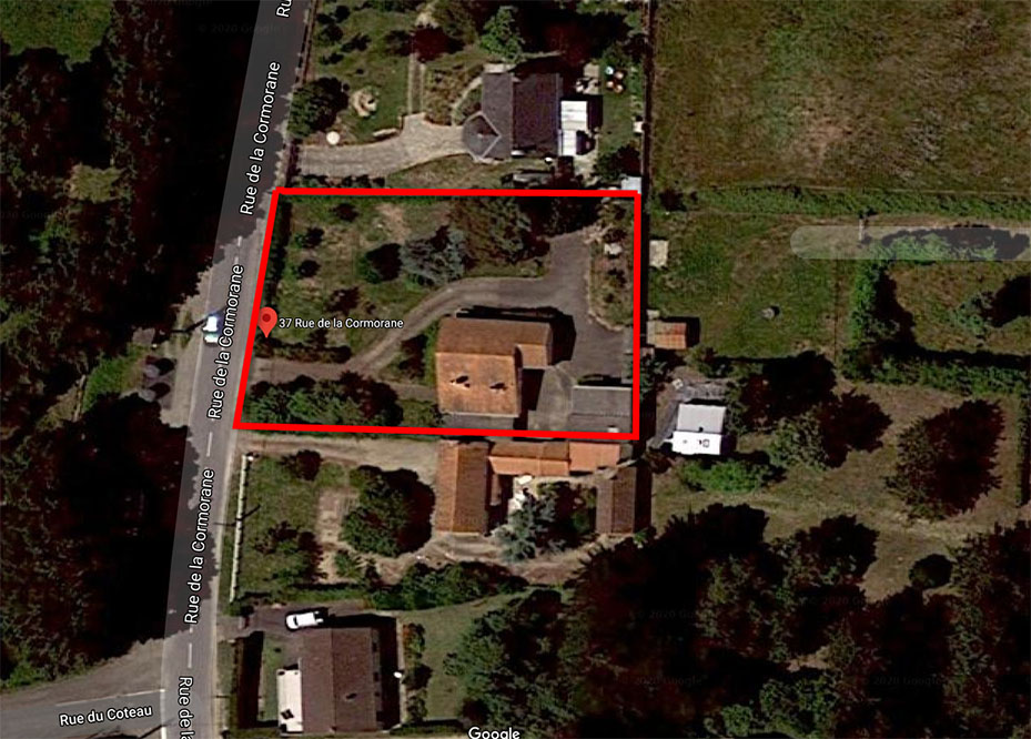 Opération La Plaine sur mer : Vue aérienne